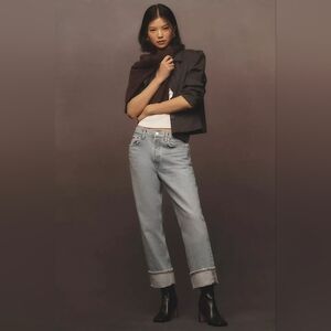 AGOLDE Fran Low-Slung Easy Straight-Leg Jeans Size 31